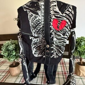 Skeleton Heart Backpack